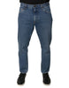 Dolce & Gabbana Blue Cotton Logo Men Loose Denim Jeans