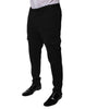 Dolce & Gabbana Black Viscose Cargo Men Casual Pants