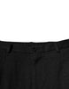 Dolce & Gabbana Black Viscose Cargo Men Casual Pants