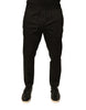 Dolce & Gabbana Black Cotton Jogger Jogging Pants