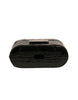 Dolce & Gabbana Black Leather Metal Logo Plaque Holder Airpods Case