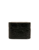 Dolce & Gabbana Black Leather Metal Logo Plaque Holder Airpods Case