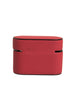 Dolce & Gabbana Red PVC Embossed Logo Plaque Holder Airpods Case