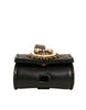 Dolce & Gabbana Black Leather Devotion Heart Strap Airpod Case
