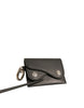 Dolce & Gabbana Black Leather Card Case Keychain Key Holder