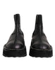 Dolce & Gabbana Black Chelsea Boots Leather Slip On Shoes