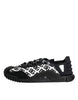 Dolce & Gabbana Black Logo Nylon Low Top NS1 Sneakers Shoes