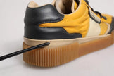 Dolce & Gabbana Multicolor Leather DNA Sneakers Shoes