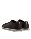 Dolce & Gabbana Brown Low Top Men Saint Tropez Sneakers Shoes