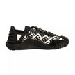 Dolce & Gabbana Black Logo Lace Up Low Top NS1 Sneakers Shoes