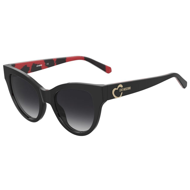 Love Moschino Black Haircalf Sunglasses