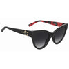 Love Moschino Black Haircalf Sunglasses
