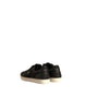 Dolce & Gabbana Black Logo Suede Leather Men Sneakers Shoes