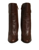 Dolce & Gabbana Brown Leather Heels Mid Calf Boots Shoes