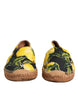 Dolce & Gabbana Multicolor Lemon Slip On Espadrilles Shoes