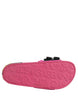 Dolce & Gabbana Fuchsia Neoprene Slides Flats Beachwear Shoes