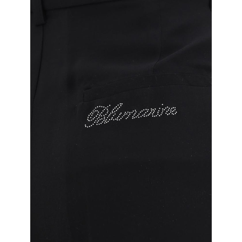 Blumarine Semi-sheer georgette Pants