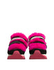 Dolce & Gabbana Black Pink Fur Embellished Sneakers Shoes