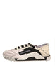 Dolce & Gabbana White Black NS1 Low Top Sports Sneakers Shoes