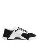 Dolce & Gabbana White Black NS1 Low Top Sneakers Shoes