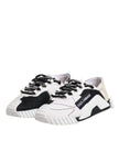 Dolce & Gabbana White Black NS1 Low Top Sneakers Shoes