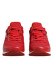 Dolce & Gabbana Red Floral Lace Leather Sneakers Shoes
