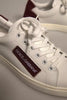 Dolce & Gabbana White Suede Leather Low Top Sneakers Shoes