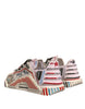 Dolce & Gabbana Multicolor Suede Fabric NS1 Sneakers Shoes