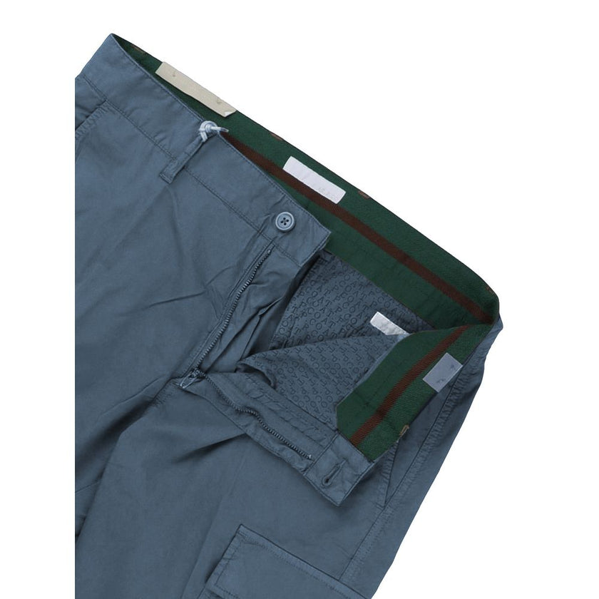 AT.P.CO Light Blue Cotton Men Trouser