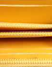 Chanel Yellow Quilted Leather CC Logo Continental Zip Wallet