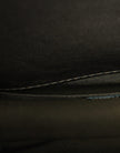 Chanel Dark Green Leather Shoulder Bag Gray Metal Purse Bag