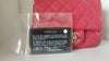 Chanel Pink Matelasse Chain Shoulder Lambskin Purse Mini
