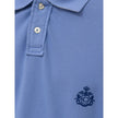 Canali Blue Cotton Polo Shirt