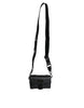 Dolce & Gabbana Black Logo Plaque Leather Buckled Shoulder Crossbody Bag