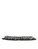 Dolce & Gabbana Multicolor Leopard Jacquard Logo Plaque Men Pouch Bag