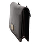 Dolce & Gabbana Maroon Horse Leather Logo Plaque Mini Crossbody Bag