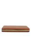 Dolce & Gabbana Brown Leather Clutch Evening Crossbody Bag