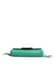 Dolce & Gabbana Emerald Green CalfskinLeather DG Logo Shoulder Bag