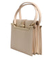 Dolce & Gabbana Beige Leather Ingrid Top Handle Shoulder Bag