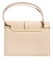 Dolce & Gabbana Beige Leather Ingrid Top Handle Shoulder Bag