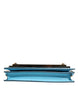 Dolce & Gabbana Blue Branded Maxi Plate Leather Crossbody Phone Bag