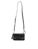 Dolce & Gabbana Black Small Leather Studded Shoulder Crossbody Bag