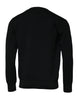 Dolce & Gabbana Black Nylon Logo Crew Neck Pullover Sweater