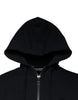 Dolce & Gabbana Black Logo Full Zip Hooded Sweatshirt Sweater