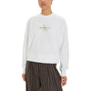 Calvin Klein Jeans White Recycled Cotton Sweater