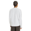 Calvin Klein Jeans White Recycled Cotton Sweater