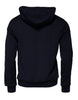 Dolce & Gabbana Blue Crown Cotton Hooded Sweatshirt Sweater