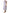 Blumarine Purple Short Sleeves Floral Lace Trim A-line Midi Dress