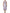 Blumarine Purple Short Sleeves Floral Lace Trim A-line Midi Dress