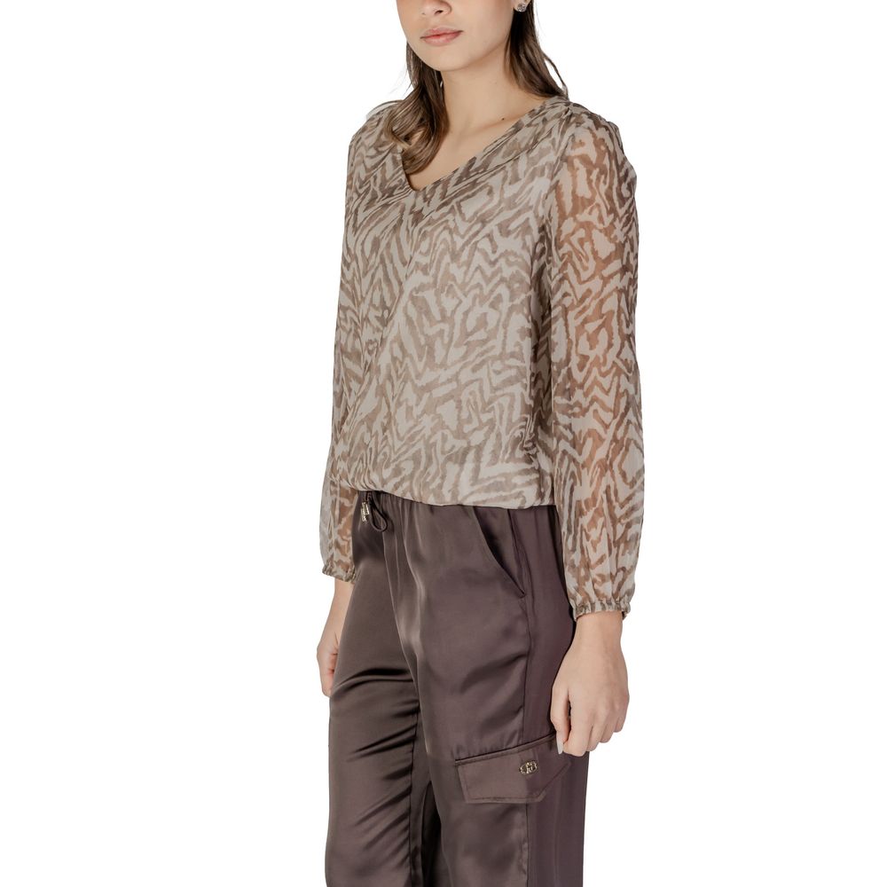 Street One Beige Polyester Shirt